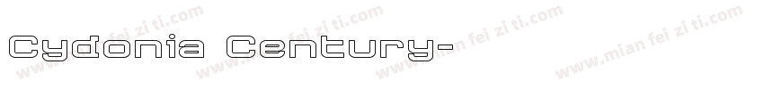 Cydonia Century字体转换
